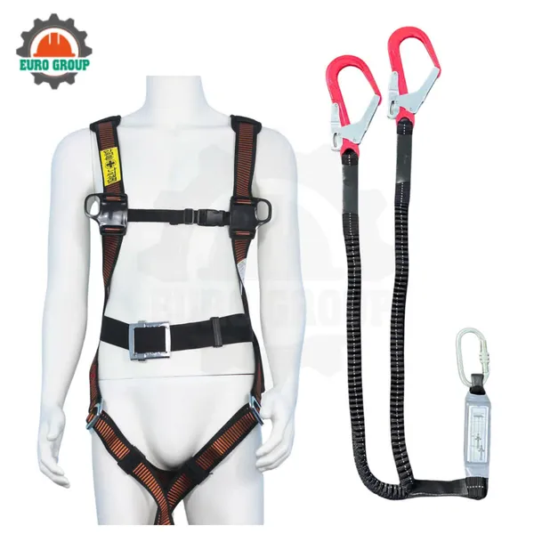 Dây đai toàn thân AV2 khóa vuông 2 móc giảm xóc