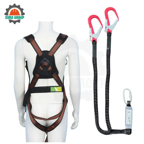 Dây đai toàn thân AV2 khóa vuông 2 móc giảm xóc