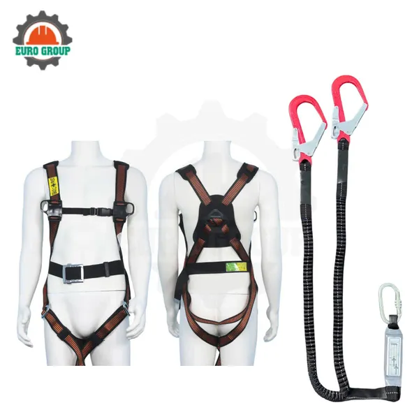 Dây đai toàn thân AV2 khóa vuông 2 móc giảm xóc