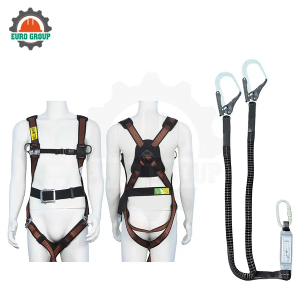 Dây đai toàn thân AV2 khóa vuông 2 móc giảm xóc