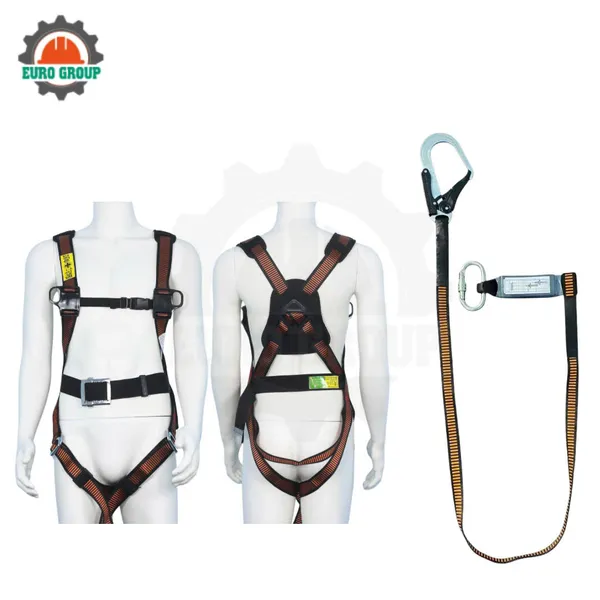 Dây đai toàn thân AV3 khóa vuông 1 móc giảm xóc