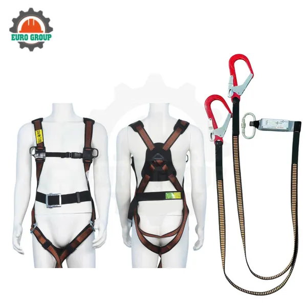 Dây đai toàn thân AV4 khóa vuông 2 móc giảm xóc