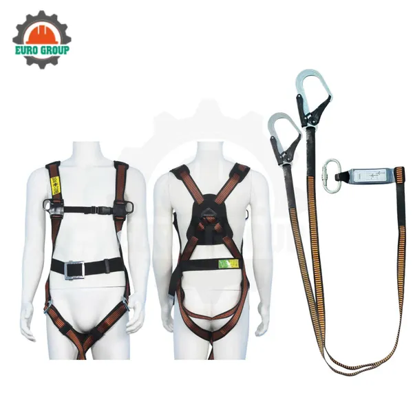 Dây đai toàn thân AV4 khóa vuông 2 móc giảm xóc