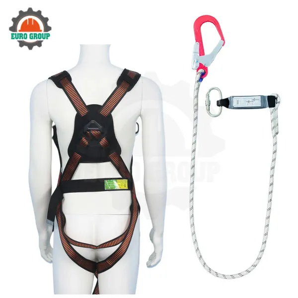Dây đai toàn thân AV7 khóa vuông 1 móc giảm xóc