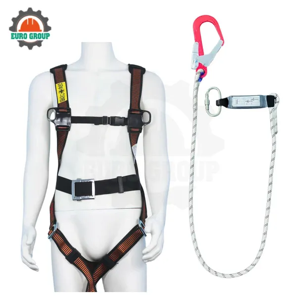 Dây đai toàn thân AV7 khóa vuông 1 móc giảm xóc