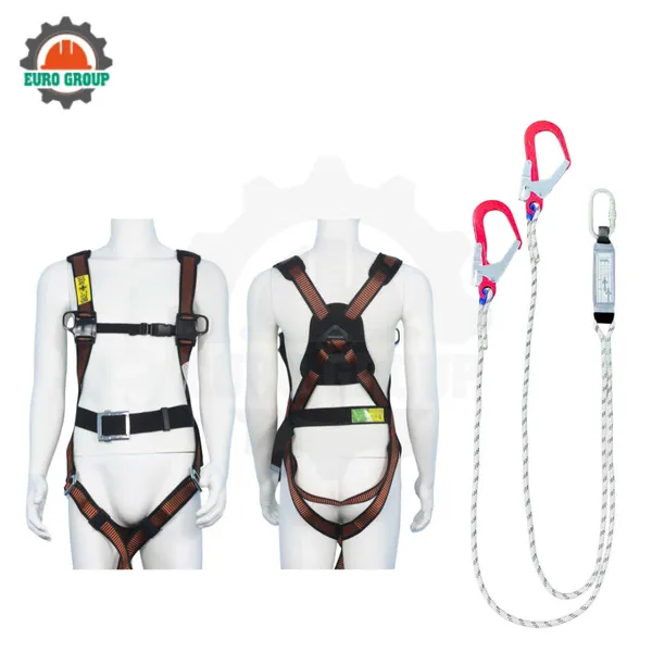 Dây đai toàn thân AV8 khóa vuông 2 móc giảm xóc