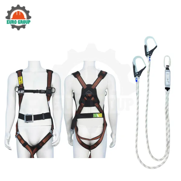 Dây đai toàn thân AV8 khóa vuông 2 móc giảm xóc