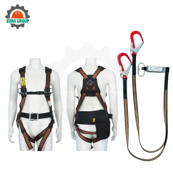 Dây đai toàn thân AVD4 khóa vuông 2 móc giảm xóc