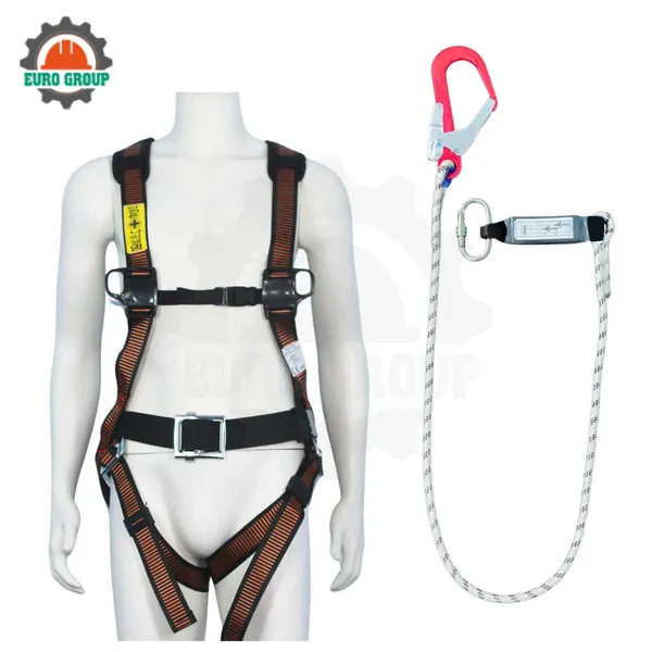 Dây đai toàn thân AVD7 khóa vuông 1 móc giảm xóc