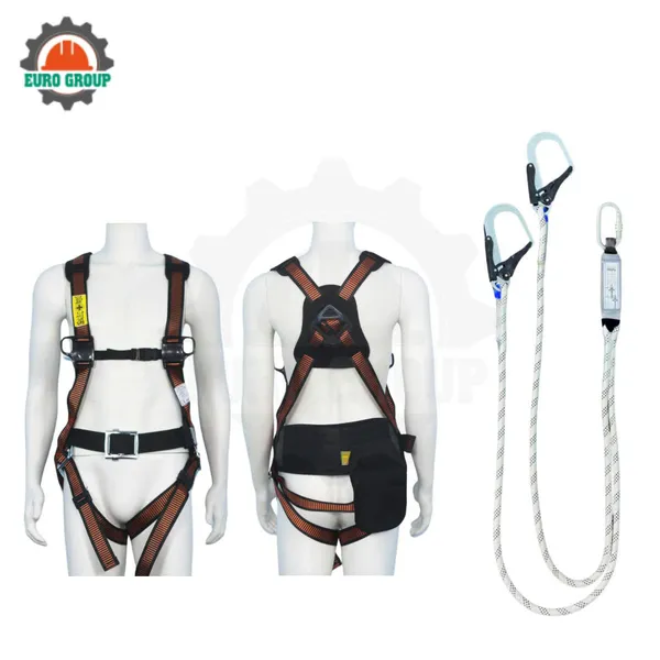 Dây đai toàn thân AVD8 khóa vuông 2 móc giảm xóc