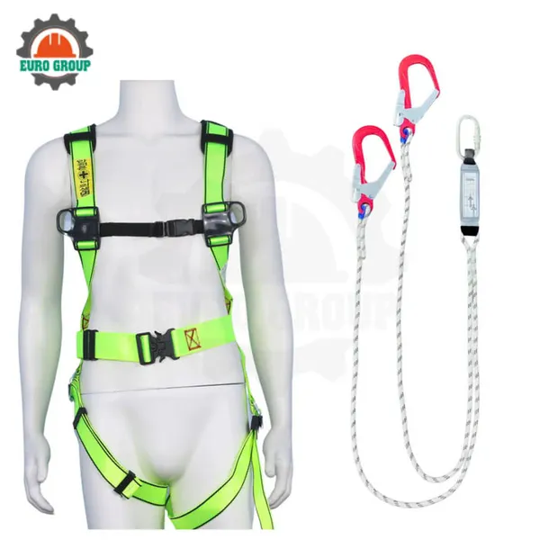 Dây đai toàn thân BBD8 2 móc dây thừng giảm xóc