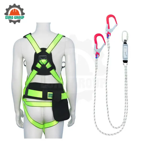 Dây đai toàn thân BBD8 2 móc dây thừng giảm xóc