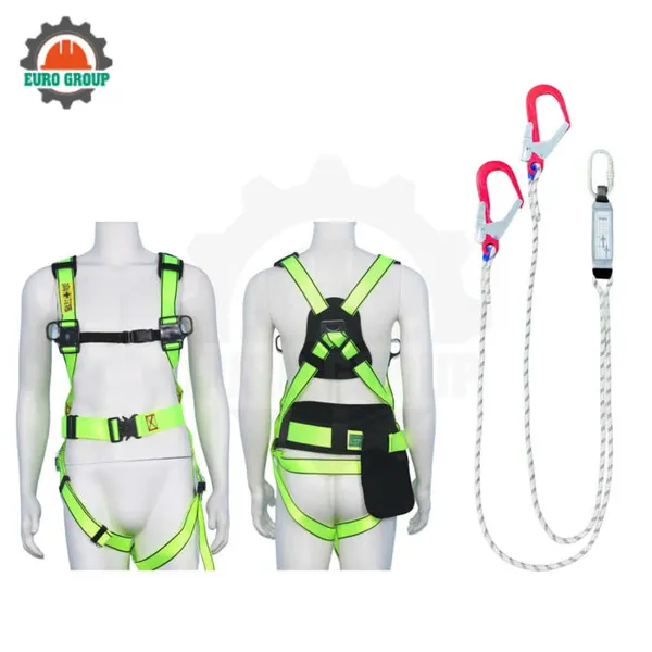 Dây đai toàn thân BBD8 2 móc dây thừng giảm xóc