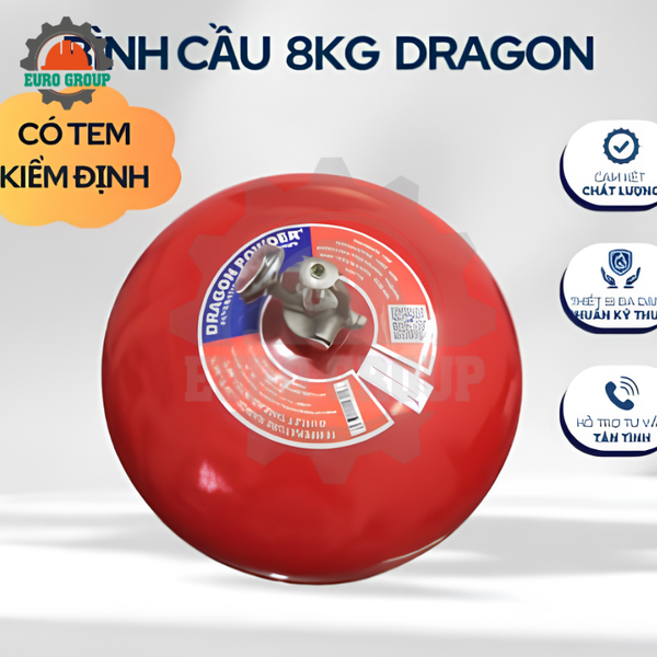 Bình Cầu Chữa Cháy Tự Động FICO FC-118-ABC 8kg Chính Hãng