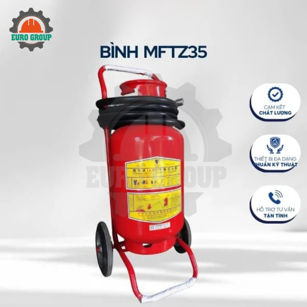 Bình Chữa Cháy Bột 35kg MFTZ35 Chính Hãng