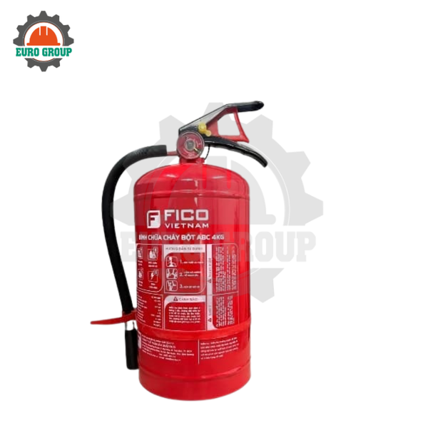 Bình Chữa Cháy Bột ABC FICO FC-104-ABC 4kg Chính Hãng