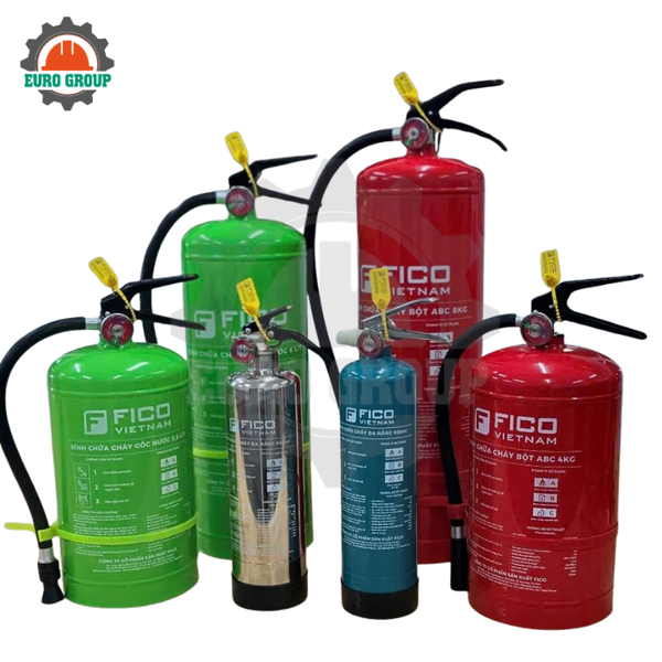 Bình chữa cháy gốc nước Bình Chữa Cháy Gốc Nước 3,5L Fico Chữa Cháy Pin Lithium