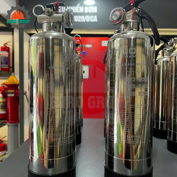 Bình Chữa Cháy Gốc Nước Đa Năng FICO 950ml Vỏ Inox Chính Hãng