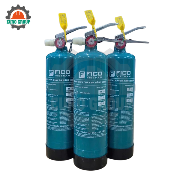 Bình Chữa Cháy Gốc Nước Đa Năng FICO 950ml Vỏ Thép Chính Hãng