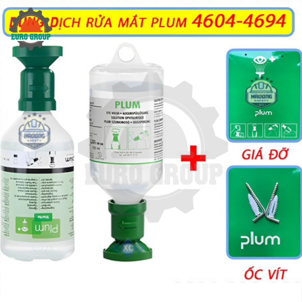 Bộ Chai Dung Dịch Rửa Mắt PLUM 4694 2 Chai 500ml