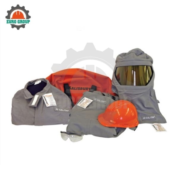 Bộ Quần Áo Chống Hồ Quang Điện KIT-40 Size L ATPV 40 cal/cm² Kèm Mũ Và Kính Bảo Hộ