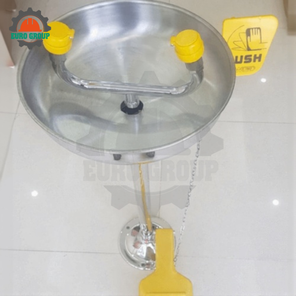 Bồn Rửa Mắt Khẩn Cấp WJH0359 Chân Đứng Inox SUS304
