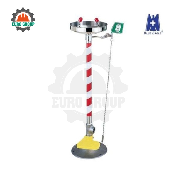 Bồn Rửa Mặt Khẩn Cấp Blue Eagle EW407 Chân Đứng Inox 304, Đạt ANSI Z358.1
