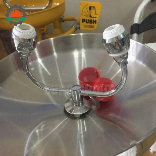 Bồn Rửa Mắt Khẩn Cấp EW402 Inox SUS304 Chống Hóa Chất