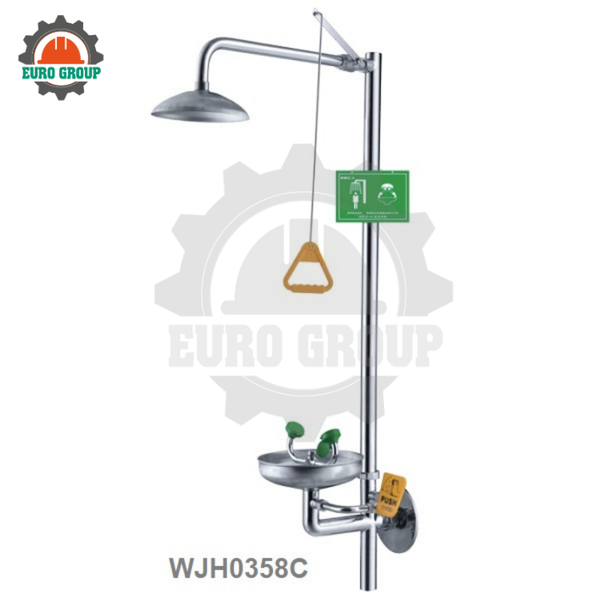 Thiết Bị Rửa Mắt Và Tắm Khẩn Cấp WJH0358C Treo Tường