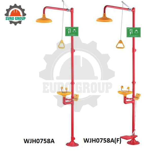 Bồn Rửa Mắt Kèm Tắm Khẩn Cấp WJH0758A Lưu Lượng Cao