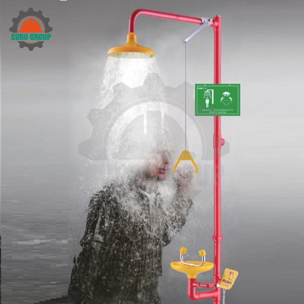 Bồn Rửa Mắt Kèm Tắm Khẩn Cấp WJH0758A Lưu Lượng Cao
