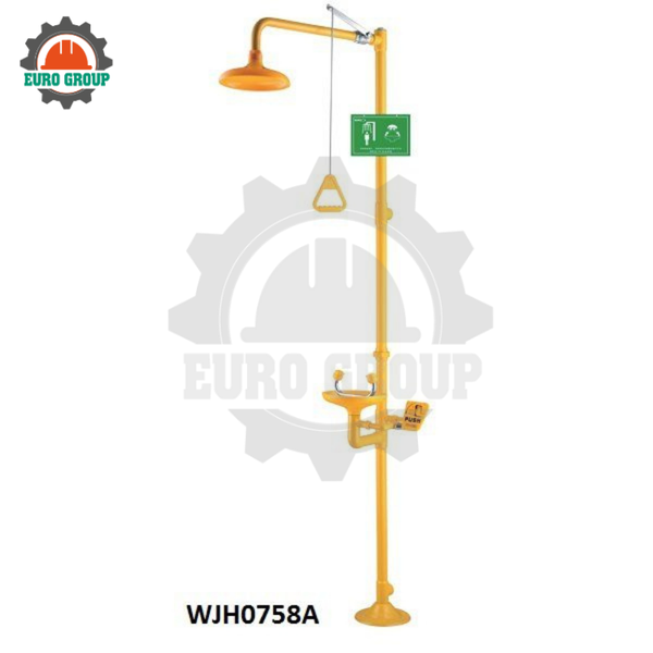 Bồn Rửa Mắt Kèm Tắm Khẩn Cấp WJH0758A Lưu Lượng Cao