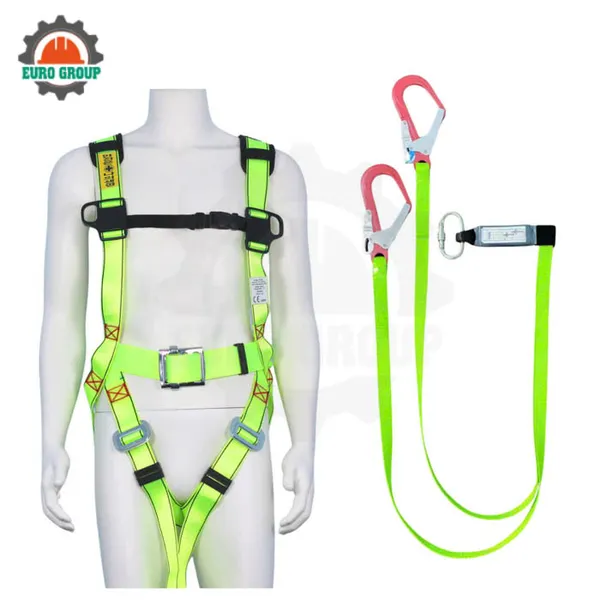 Dây đai toàn thân BV4 khóa vuông 2 móc dây Polyester