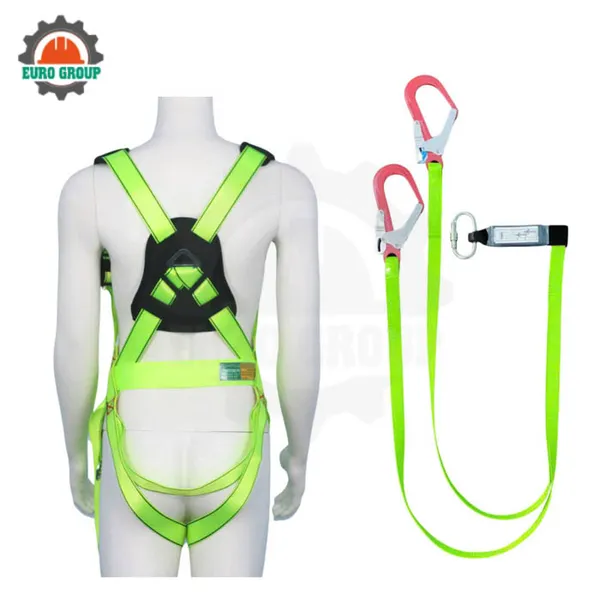 Dây đai toàn thân BV4 khóa vuông 2 móc dây Polyester