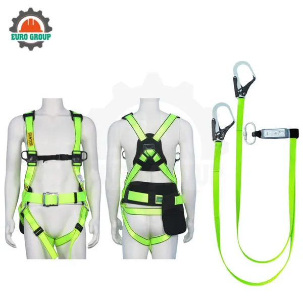 Dây đai toàn thân BV4 khóa vuông 2 móc dây Polyester