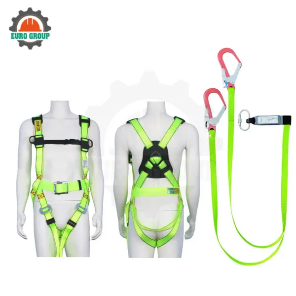 Dây đai toàn thân BV4 khóa vuông 2 móc dây Polyester