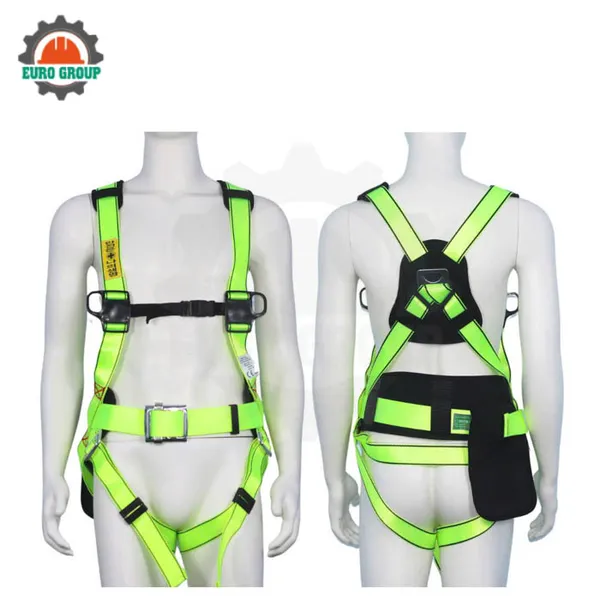 Dây đai toàn thân BVD8 khóa vuông 2 móc dây thừng