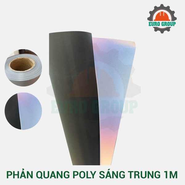 Cây phản quang Poly xám trung 5M x 100M