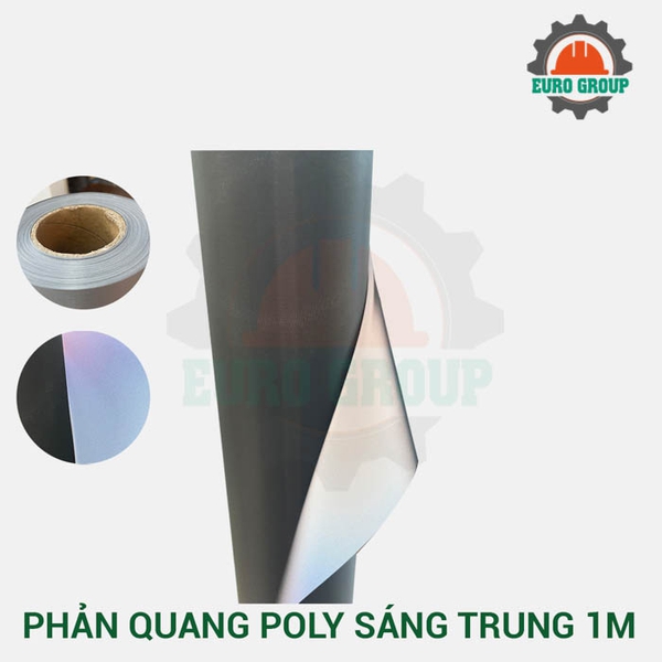 Cây phản quang Poly xám trung 5M x 100M