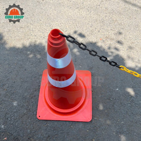 Chóp nón giao thông nhựa cao 70cm Hàn Quốc
