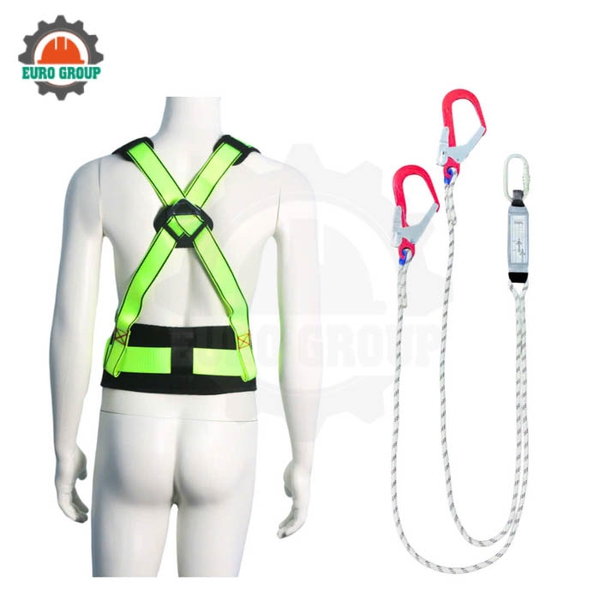 Dây đai bán thân CV8 2 móc dây thừng giảm xóc