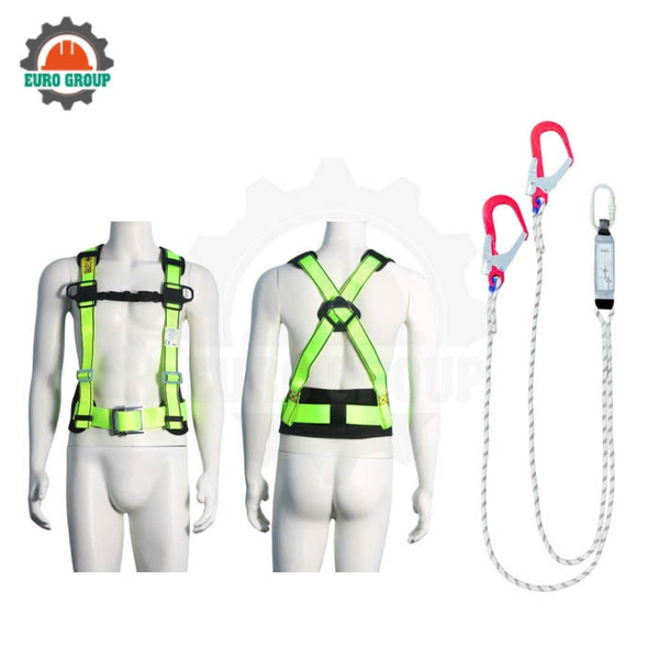 Dây đai bán thân CV8 2 móc dây thừng giảm xóc