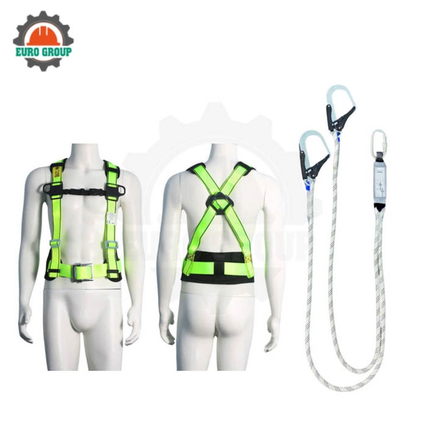 Dây đai bán thân CV8 2 móc dây thừng giảm xóc