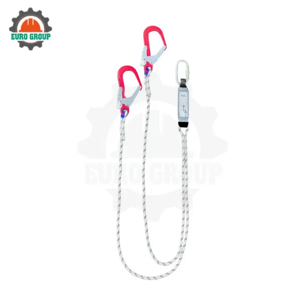 Dây đai bán thân CVD8 khóa vuông 2 móc dây thừng giảm xóc