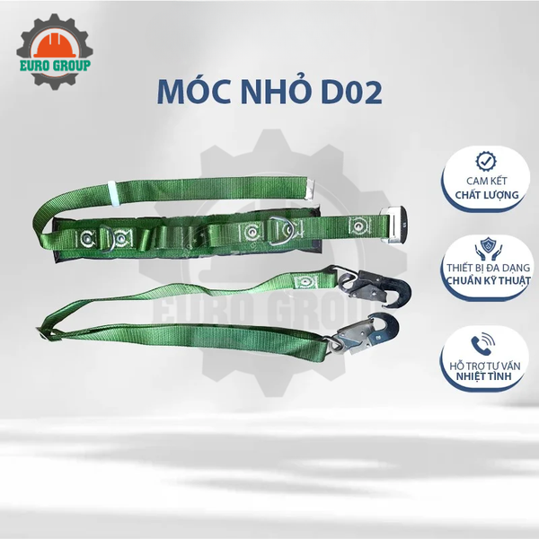 Dây An Toàn 2 Móc Nhỏ D02 Dây Polypropylene