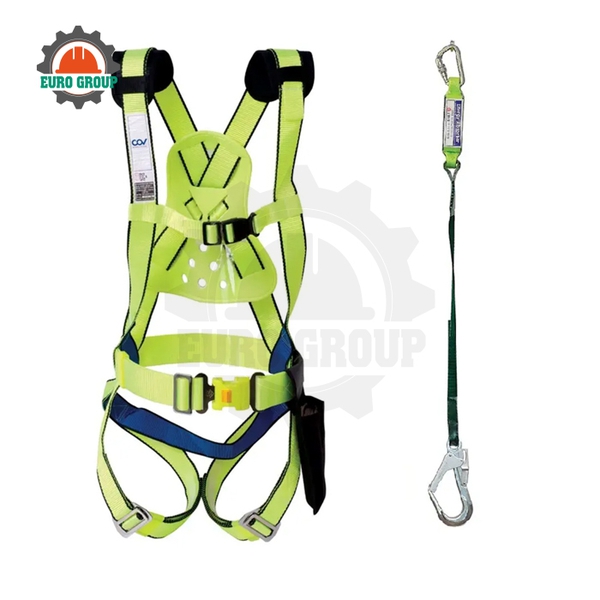 Dây Đai An Toàn Toàn Thân AL B Dây Nối 1,2m Hỗ Trợ Chống Rơi Khi Làm Việc Trên Cao