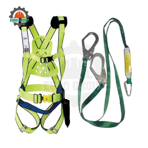 Dây Đai An Toàn Toàn Thân AL B Dây Nối 1,2m Hỗ Trợ Chống Rơi Khi Làm Việc Trên Cao