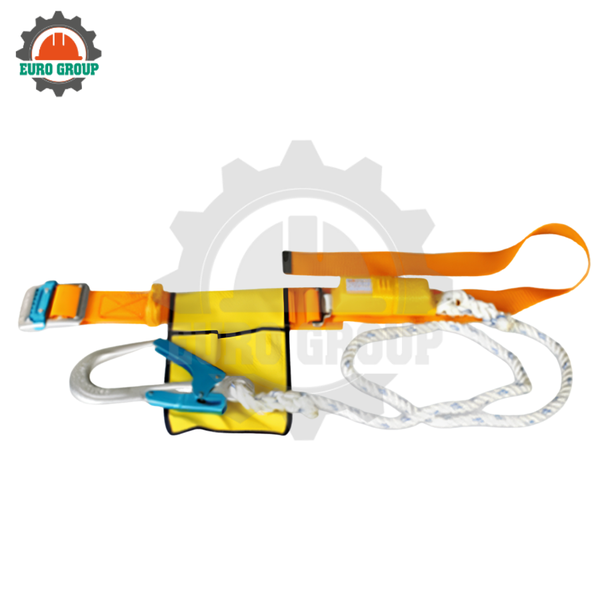 Dây belt Kukje PE 1.2m móc nhôm, dây nối 1.5m chống sốc