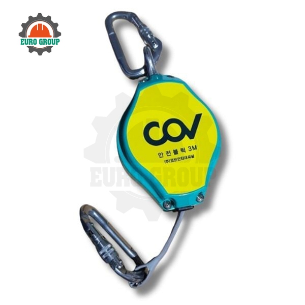 Dây Chống Rơi Tự Co Dây Dù 17mm Vỏ Nhôm Chịu Lực Thu Cáp Tự Động, Hạn Chế Xoắn Dây