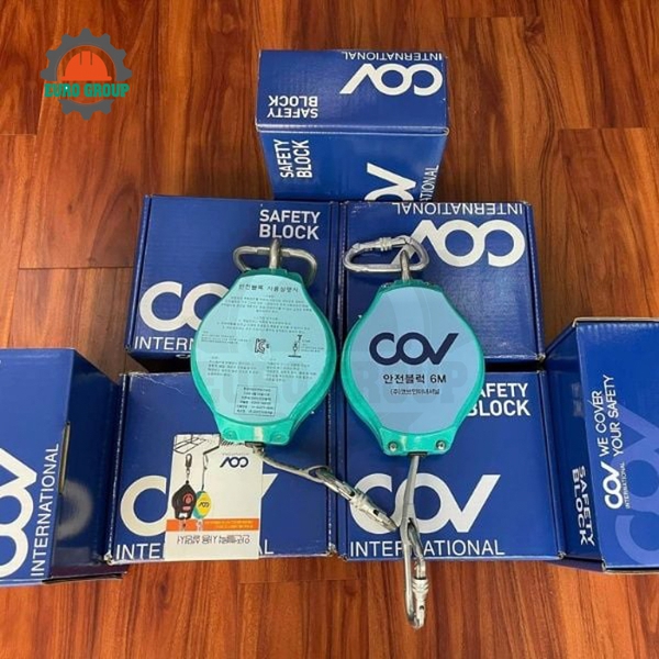 Dây Chống Rơi Tự Co Dây Dù 17mm Vỏ Nhôm Chịu Lực Thu Cáp Tự Động, Hạn Chế Xoắn Dây